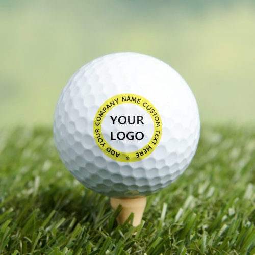 Custom Logo  Text and Colors Golf Balls