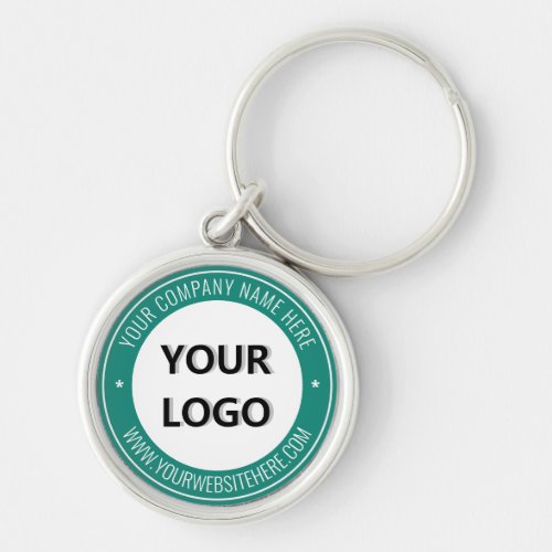 Custom Logo Text and Colors Keychain Promotional