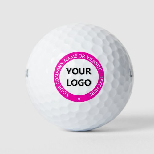 Custom Logo Text and Colors Personalized Golf Ball