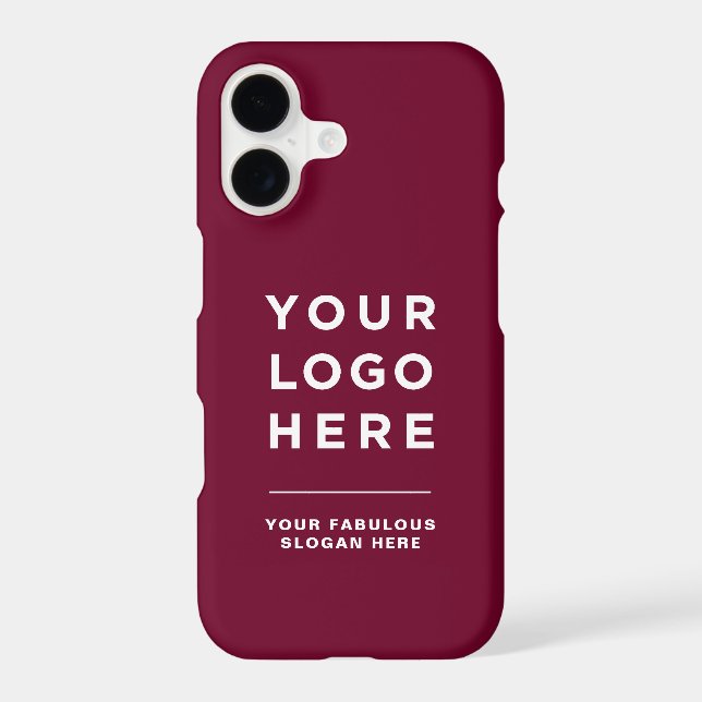 Custom Logo Text Apple iPhone Cases No Minimum (Back)