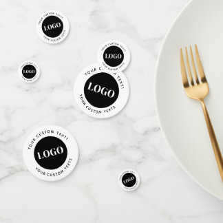 Custom Logo Text Business Promotional Confetti