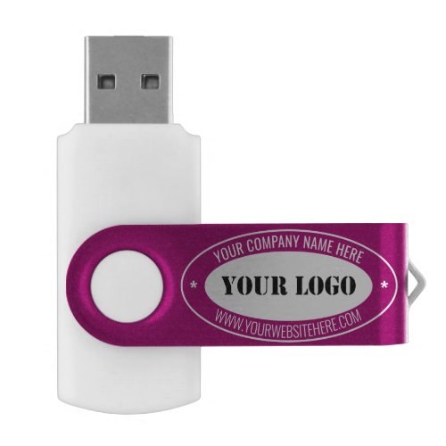 Custom Logo Text Business Promotional Flash Drive
