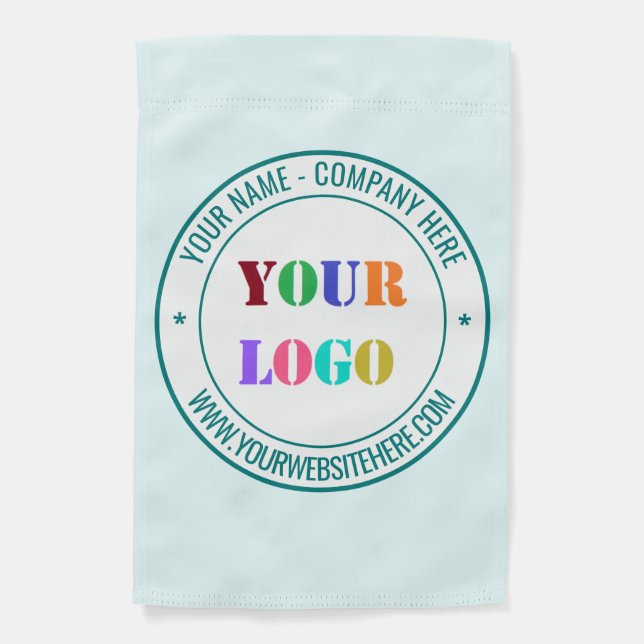 Custom Logo Text Business Promotional Garden Flag (Front)