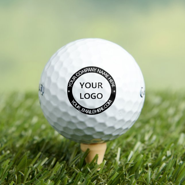 Custom Logo Text Business Promotional Personalized Golf Balls (Insitu Tee)