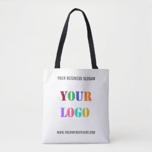 Custom Logo Text Business Tote or Crossbody Bags
