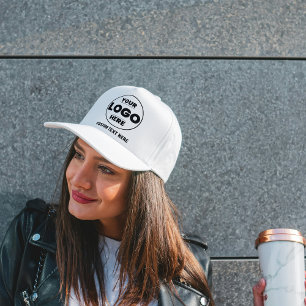 Custom Logo & Text Business Valucap Dad Hat