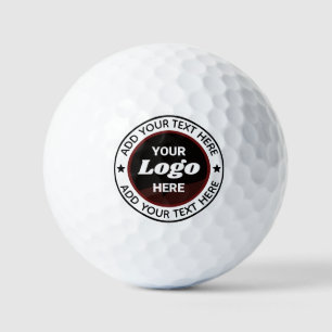 Custom Logo & Text for Business or Event Golf Balls