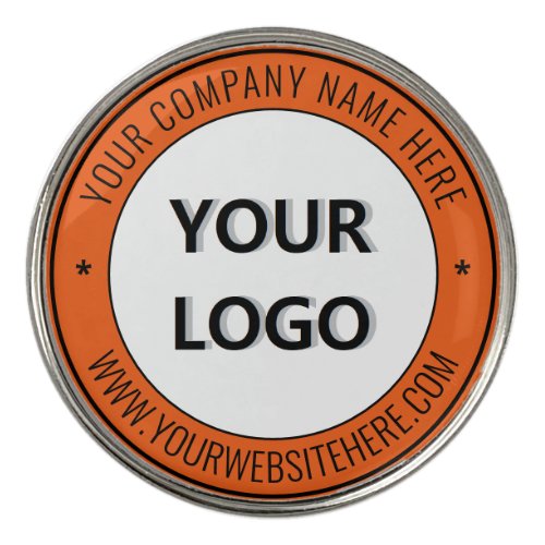 Custom Logo Text Golf Ball Marker _ Your Colors