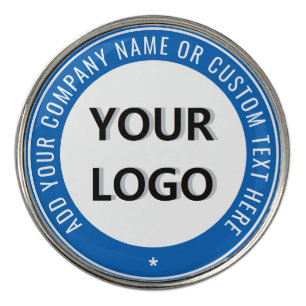 Custom Logo Text Name Golf Ball Marker Template