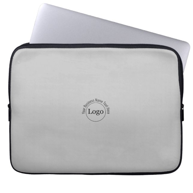 Custom logo & Text Name Laptop Sleeve (Front)
