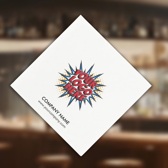 Custom Logo+Text Paper Napkin (Creator Uploaded)
