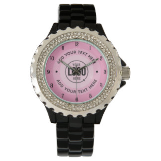 ⌚ Custom Logo-Text | Personalized Gift for Her Watch