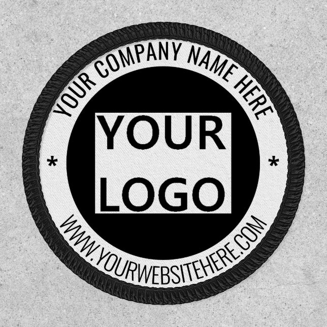 Custom Logo Text Personalized Patch Choose Colors (Front)