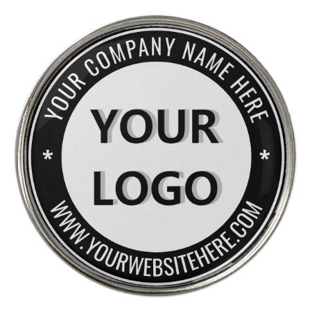 Custom Logo Text Professional Golf Ball Marker