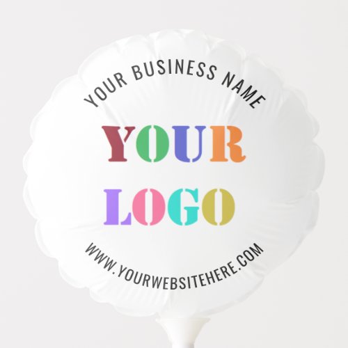 Custom Logo Text Promotional Balloon Choose Colors