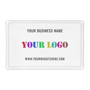 Custom Logo Text Promotional Business Acrylic Tray