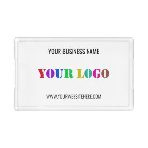 Custom Logo Text Promotional Business Acrylic Tray