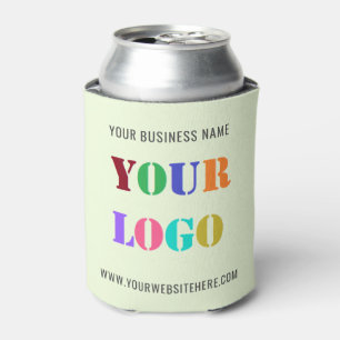 Custom Logo Text Promotional Business Can Cooler