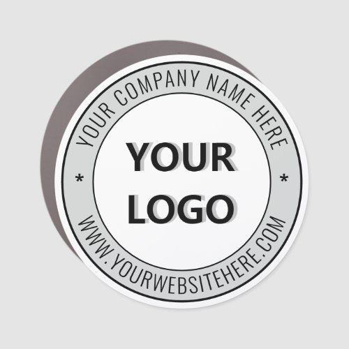 Custom Logo Text Promotional Business Car Magnet