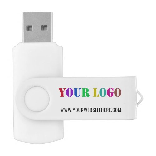Custom Logo Text Promotional Business Flash Drive