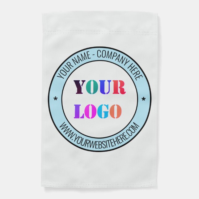 Custom Logo Text Promotional Business Garden Flag (Front)