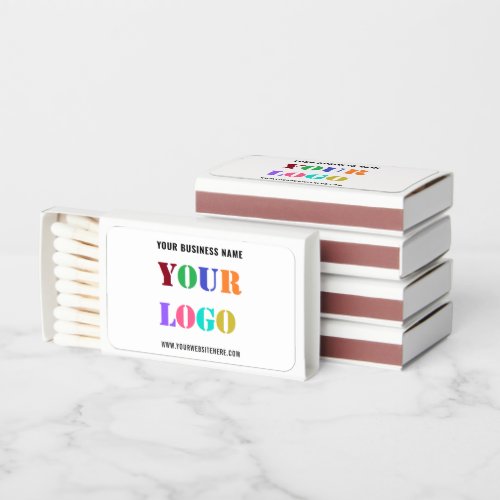 Custom Logo Text Promotional Business Matchboxes