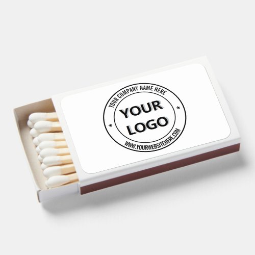 Custom Logo Text Promotional Business Personalized Matchboxes