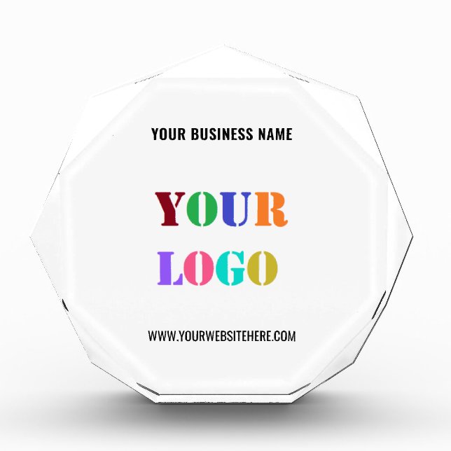 Custom Logo Text Promotional Company Acrylic Award (Front)