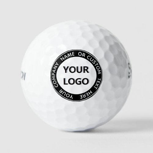 Custom Logo Text Promotional Golf Balls Your Color