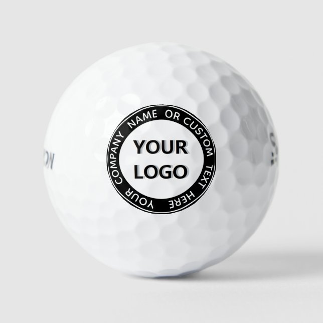 Custom Logo Text Promotional Golf Balls Your Color (Front)
