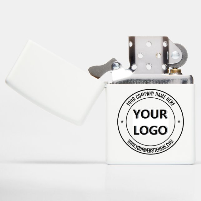 Custom Logo Text Promotional Zippo Lighters (Opened)