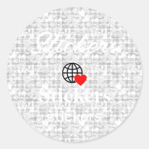 Custom Logo & Text Stickers – Round & Bold