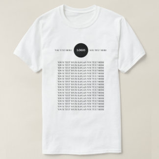 Custom Logo Text T-Shirt