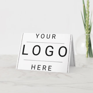 Custom Logo Thank You Card