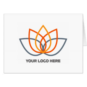 Custom Logo thank you card Custom Print Note Cards