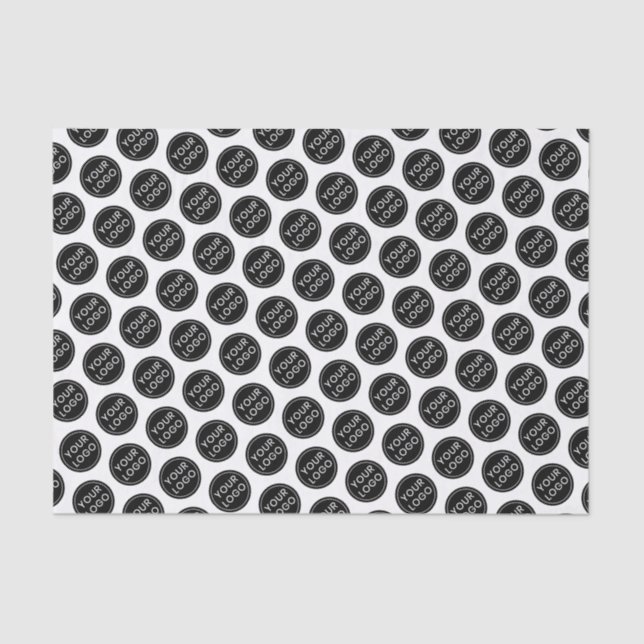 Custom logo tissue paper business packaging (Front)