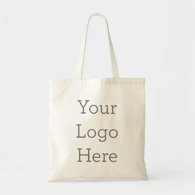 Custom Logo Tote Bag | Zazzle