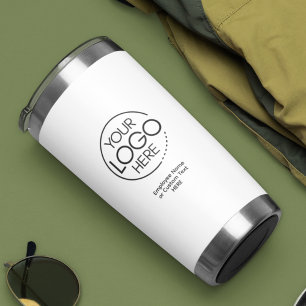 Custom Logo Travel Tumbler with Lid