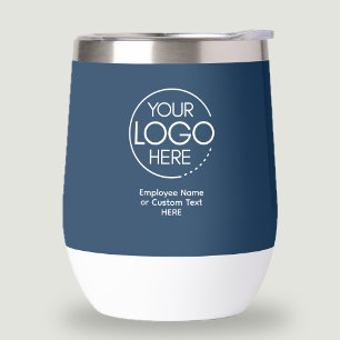 Custom Logo Travel Wine Tumbler with Lid