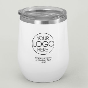 Custom Logo Travel Wine Tumbler with Lid