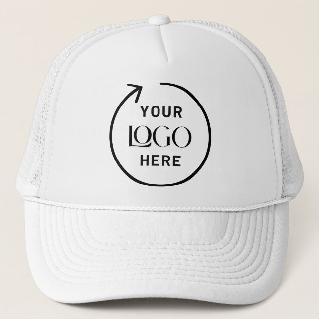 Custom Logo Trucker Hat | Business Branding Cap (Front)