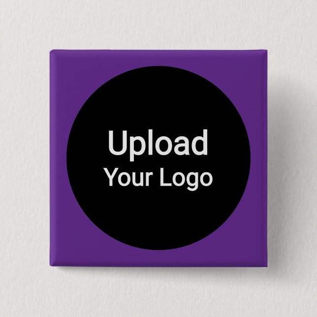 Custom Logo Upload | Personalized Business Button (Front)