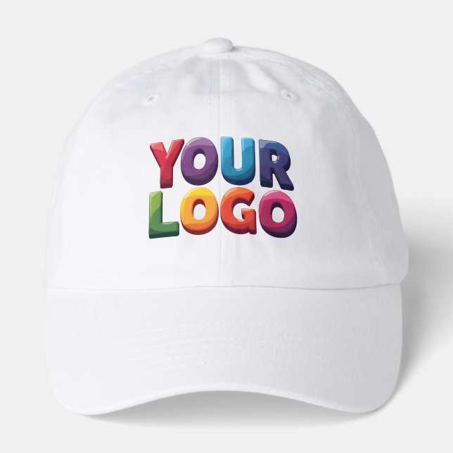 Custom Logo|Upload Your Logo | Business & Brand  Hat (Front)