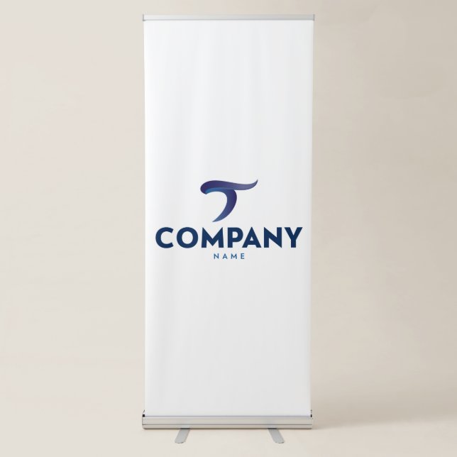Custom Logo Vertical Banner Professional Brand  (Front)