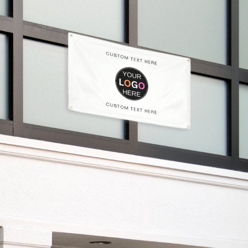 Custom Logo | Vinyl Banner, 2.5' x 4' Outdoor Banner