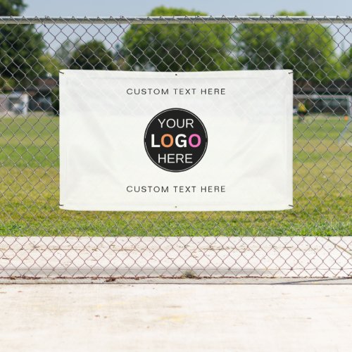 Custom Logo | Vinyl Banner, 3' x 5' Outdoor Banner