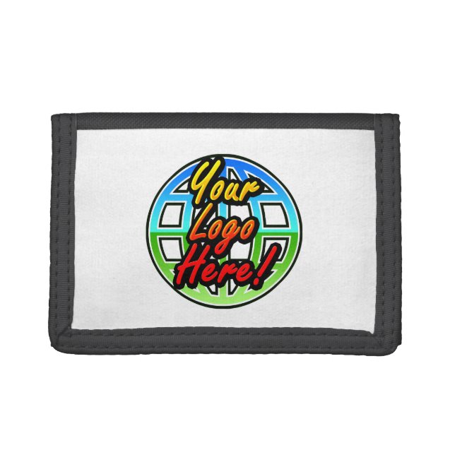 Custom Logo Wallet, No Minimum Quantity Trifold Wallet (Front)