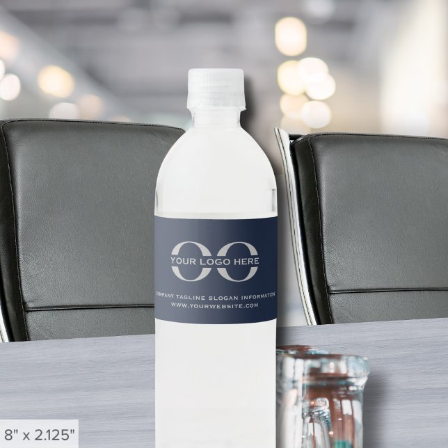 Custom Logo Water Bottle Labels for Business (Creator Uploaded)