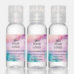 Custom Logo Watercolor Business Promotional Hand Sanitizer