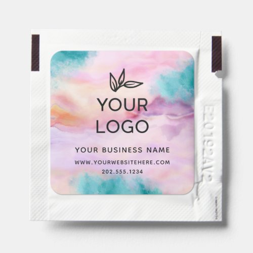 Custom Logo Watercolor Business Promotional Hand Sanitizer Packet